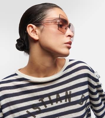 Lunettes de soleil DiorClub M5U carrées | Dior Eyewear