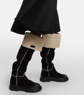 Botas altas H619 de ante | Hogan