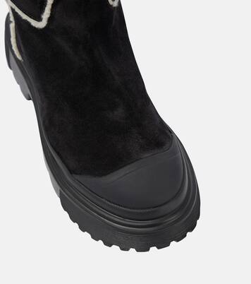 Botas altas H619 de ante | Hogan