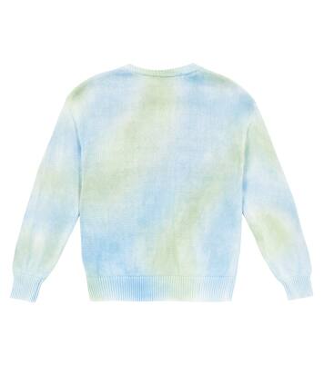 Pullover tie-dye in lana con logo | Amiri Kids