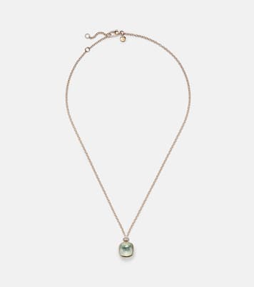 Collier Nudo en or 18 ct, prasiolite et diamants | Pomellato