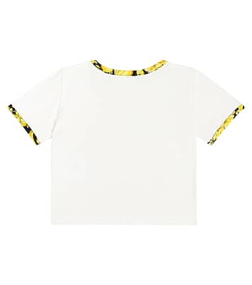 Bébé – T-shirt Barocco en coton mélangé | Versace Kids