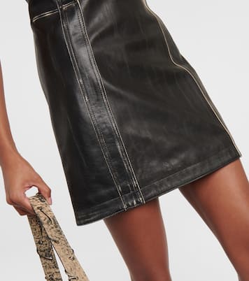 Minikleid aus Leder | Acne Studios