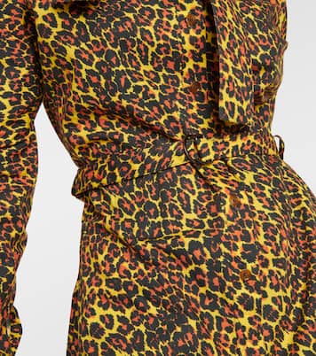 Vestido midi asimétrico de algodón estampado | Vivienne Westwood