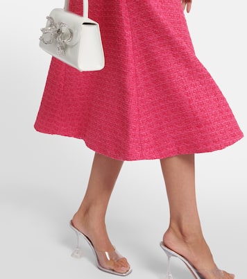 Embellished bouclé midi dress | Self-Portrait