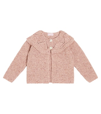 Baby Cardigan Baena aus einem Wollgemisch | La Coqueta
