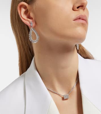 Boucles d'oreilles en or blanc 18 ct et diamants | Suzanne Kalan