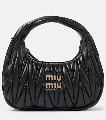 Sac Wander Mini en cuir | Miu Miu