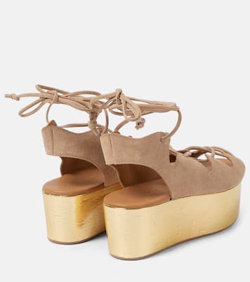 Sandali Liana 70 in suede con zeppa | See By Chloé