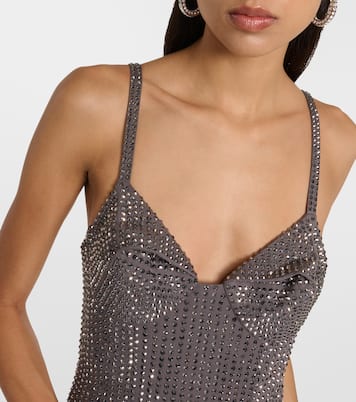 Robe aus Jersey mit Kristallen | Area