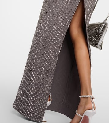 Robe aus Jersey mit Kristallen | Area