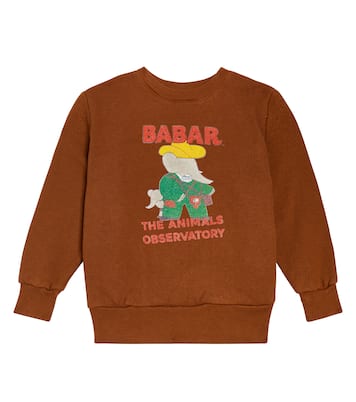 x Babar sudadera de jersey de algodón  | The Animals Observatory
