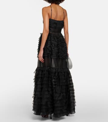 Florian tiered ruffled organza gown | Staud