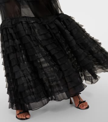 Florian tiered ruffled organza gown | Staud