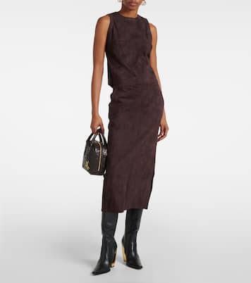 Gonna midi Taylor in suede | Stouls