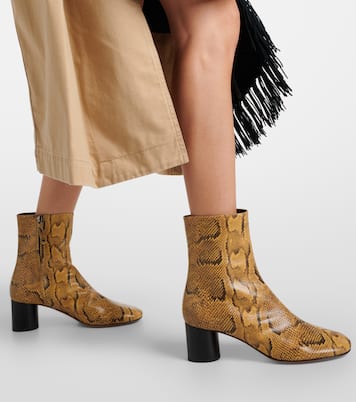 Laeden leather ankle boots | Isabel Marant