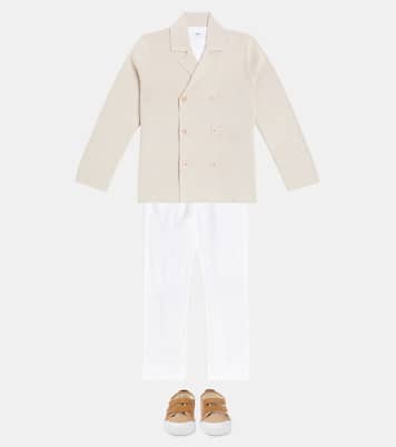 Linen slim pants | Il Gufo