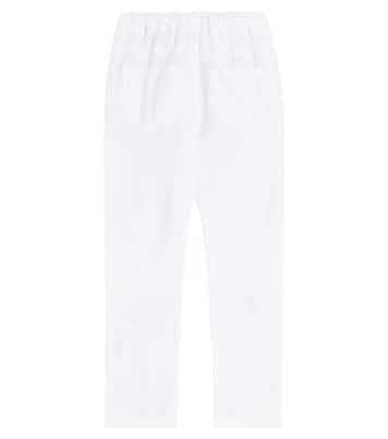 Linen slim pants | Il Gufo