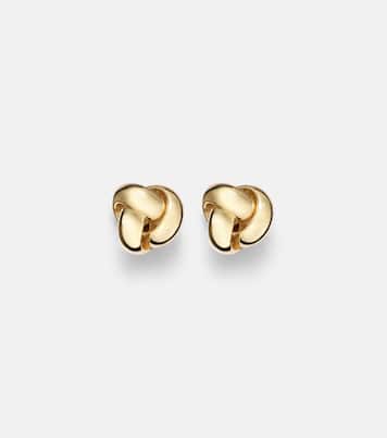 Boucles d'oreilles Puffed Knot en or 14 ct | Stone and Strand