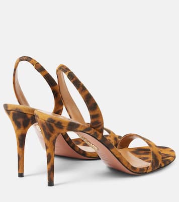 Sandali So Nude 85 in suede | Aquazzura
