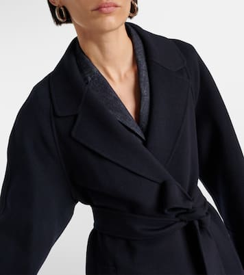 Belted virgin wool coat | 'S Max Mara