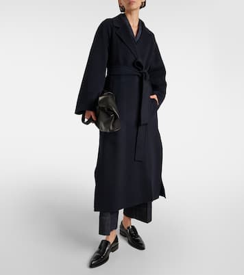Belted virgin wool coat | 'S Max Mara