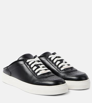 Slippers Slide aus Leder | Max Mara
