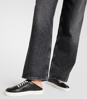 Slippers Slide aus Leder | Max Mara