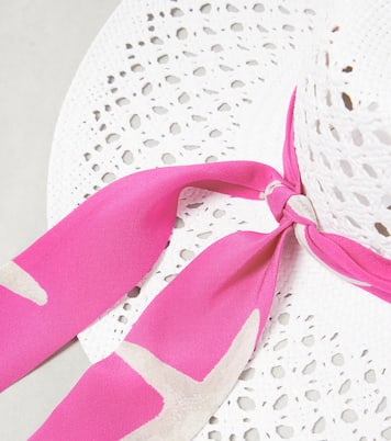 Printed raffia sun hat | Valentino