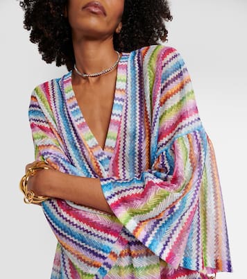 Minikleid aus Häkelstrick | Missoni