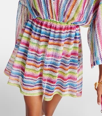 Minikleid aus Häkelstrick | Missoni
