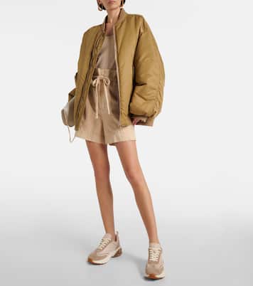 Sneakers Good Luck T Monogram con suede | Tory Burch