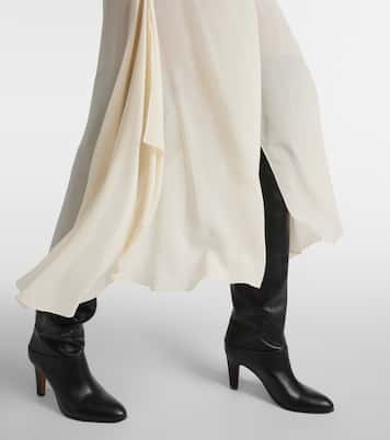 Pantaloni culottes in georgette di seta | Chloé