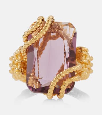 Bague Bloom en plaqué or à ornements | Zimmermann