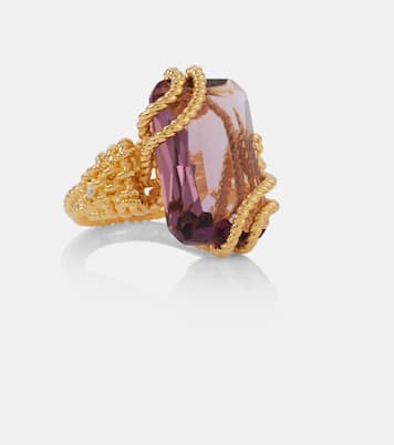 Bague Bloom en plaqué or à ornements | Zimmermann