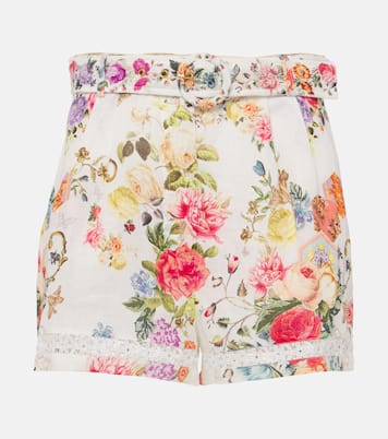 Shorts Sew Yesterday in lino con pizzo | Camilla