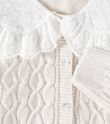 Cardigan Reykjaviik en maille torsadée | The New Society