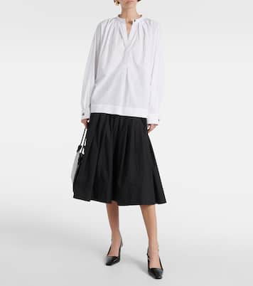 Camisa White Label de popelín de algodón | Proenza Schouler