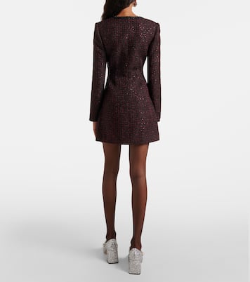 Sequined tweed minidress | Self-Portrait