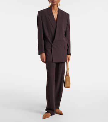 Ballerine Nour in suede | Saint Laurent