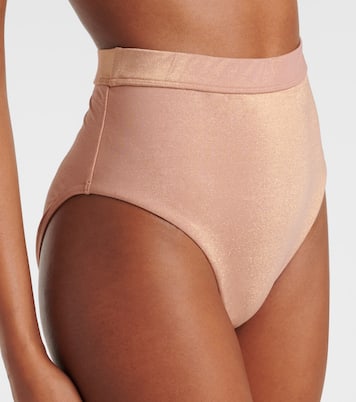 Everley lamé bikini bottoms | Zimmermann