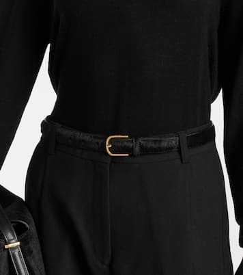 Ceinture en cuir façon poulain | Toteme