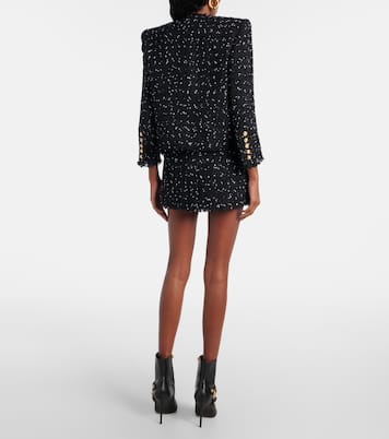 Giacca Spencer in tweed | Balmain