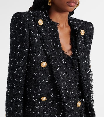 Giacca Spencer in tweed | Balmain