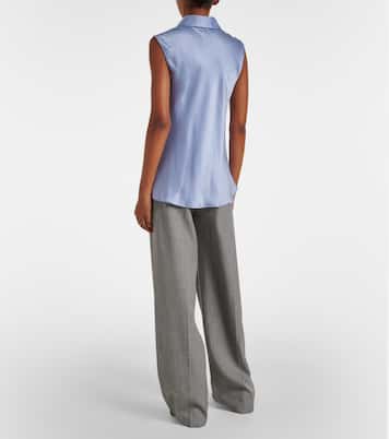 Camicia in raso di seta | Vince