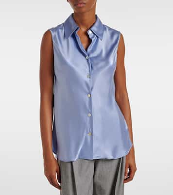 Camicia in raso di seta | Vince