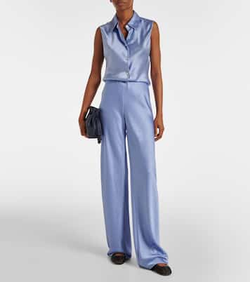 Camicia in raso di seta | Vince