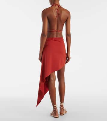 Asymmetrical beach cover-up | Magda Butrym
