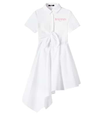 Kleid aus Baumwolle | Balmain Kids