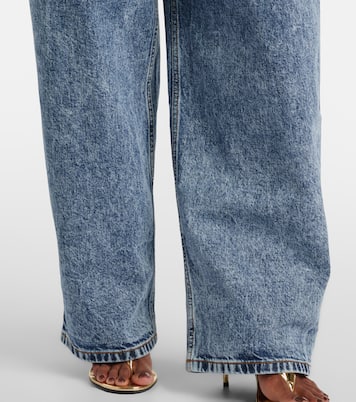 Jeans a gamba larga e vita bassa | Alaïa